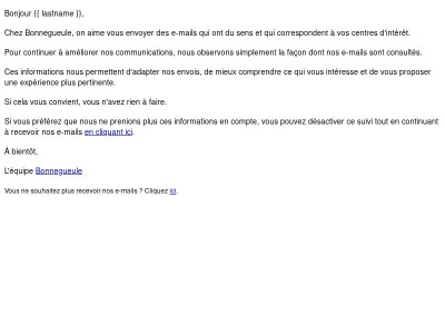 Quelques mots sur nos e-mails