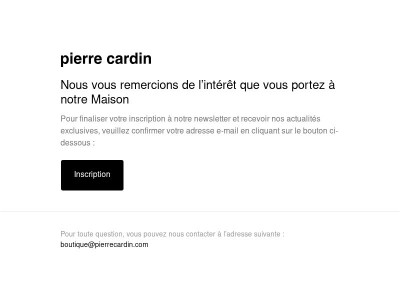 Confirmez votre inscription par e-mail