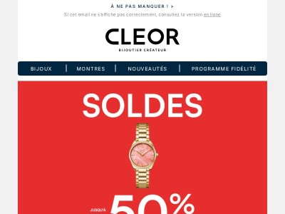 Le style à votre poignet avec nos montres en Soldes ⌚