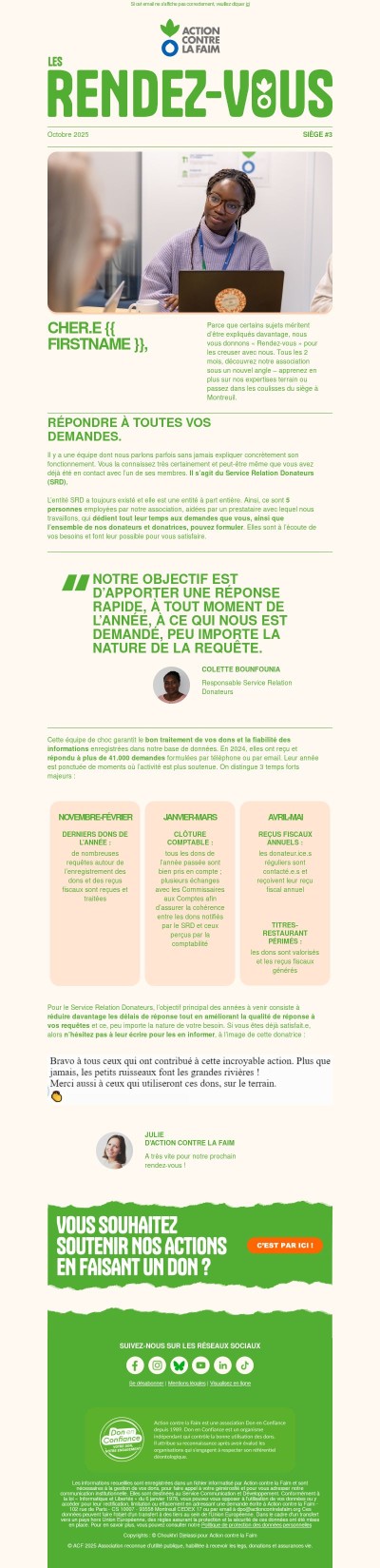 / LES RENDEZ-VOUS / Elles sont à votre écoute