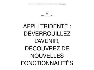 Explorez l'application Tridente