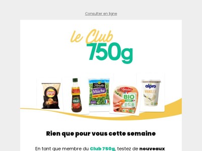 En exclusivité pour les membres du Club 750g 👨‍🍳
