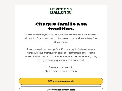 Vous ouvrez le 24 au soir ou le 25 au matin ? 🥳