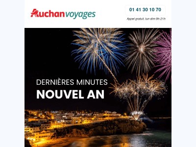 ⏳🎉 Dernières minutes : escapades pour le Nouvel An !