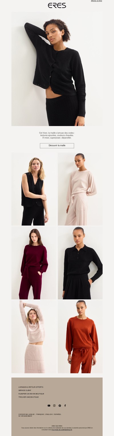 À la pointe de la maille