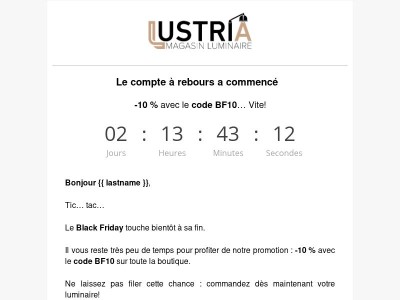 Black Friday: l’horloge tourne ! ⏳