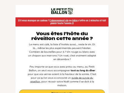 Demain, c'est le grand soir 🍾