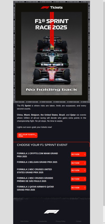 🏁 F1 Sprint is calling–are you ready?