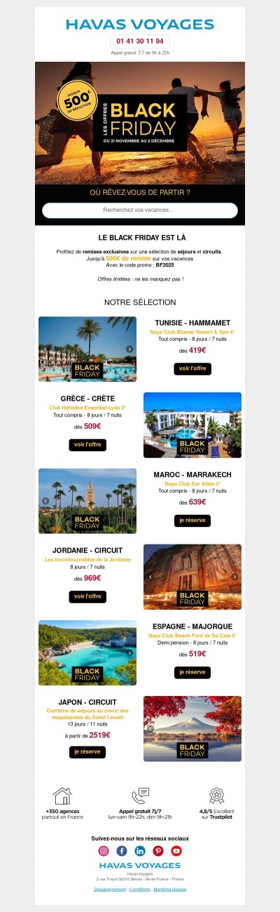 Le Black Friday commence ! ⚡️ Prix Chocs : jusqu’à -500€