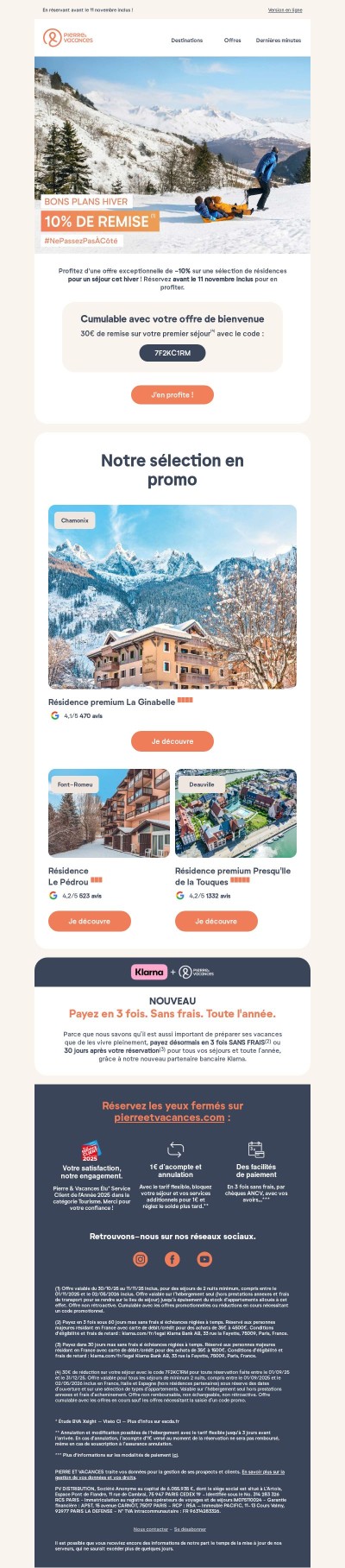 [BONS PLANS HIVER] 10% de remise ❄️