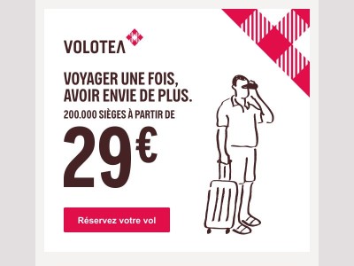 Dès 29€, un voyage mène à un autre 