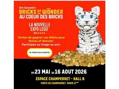 Jeu concours : gagnez vos billets pour BRICKS OF WONDER - Nouvelle Expo LEGO®