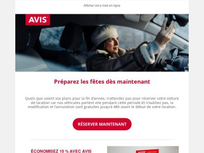 Besoin d’une voiture pour les fêtes de fin d’année ?