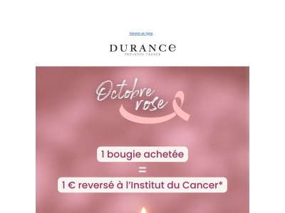 1 bougie = 1€ pour la bonne cause 🩷