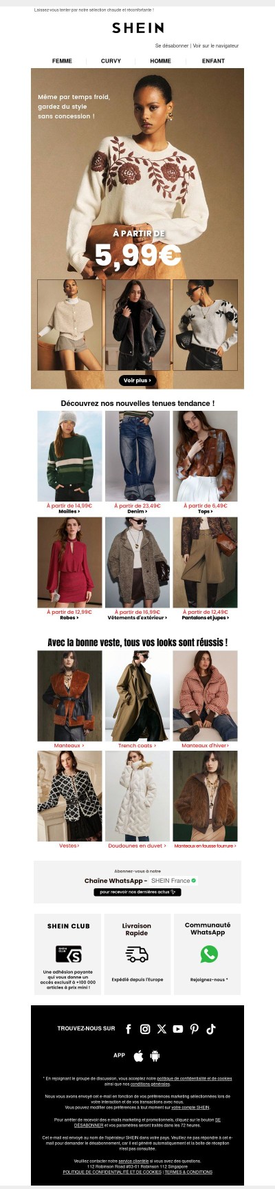 À partir de 5,99€ ! Moral en baisse ? Nos produits bien choisis vont réchauffer votre cœur et votre quotidien !