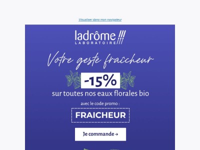-15% sur nos Eaux florales bio 💧