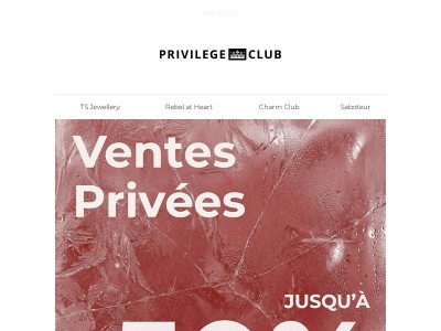 Les Ventes Privées ont commencé ! Des pièces étincelantes, des prix givrés ❄️✨