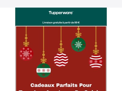 🎄 Nos meilleures idées cadeaux Tupperware vous attendent