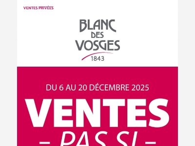 VENTES -PAS SI- PRIVÉES | Blanc des Vosges