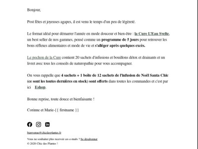 🌿 La Cure "L'Eau Svelte"