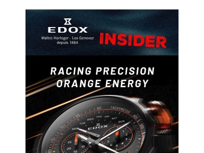 EDOX - CHRONORALLY ORANGE ENERGY