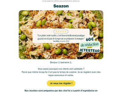 {{ lastname }}, pas le temps de cuisiner ?