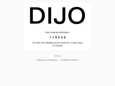 Votre code est : 119228