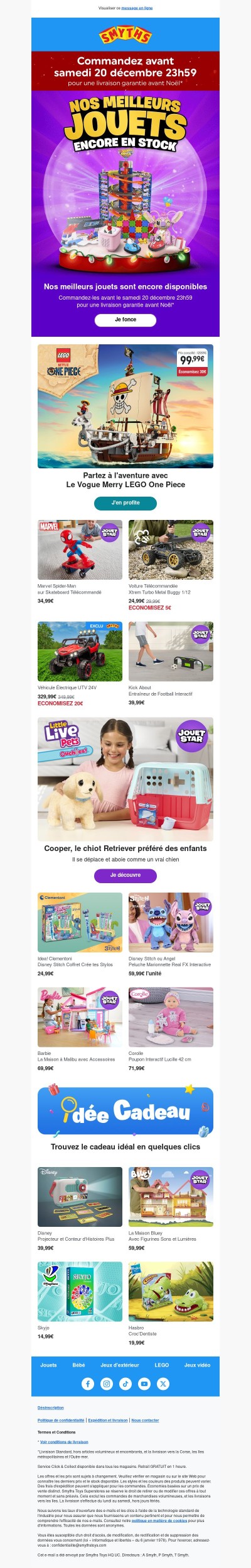 Nos meilleurs jouets sont encore en stock 🤩