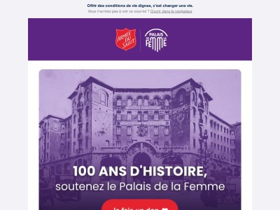 Palais de la Femme : 100 ans d'histoire, et si vous écriviez la suite ?
