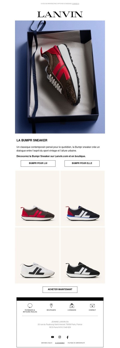 La Bumpr Sneaker​