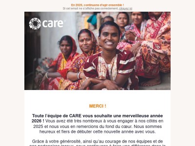 Meilleurs voeux pour une année 2026 plus juste et solidaire !