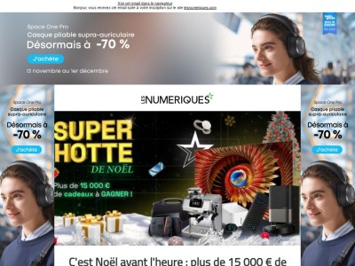 C'est Noël avant l'heure : plus de 15 000 € de Tech à gagner avec la Super Hotte Les Numériques