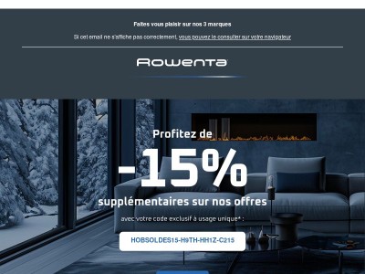 C’est parti : les soldes Rowenta Calor et Krups commencent !