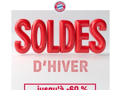 Soldes d'hiver : jusqu'à 60 % ! ❄️
