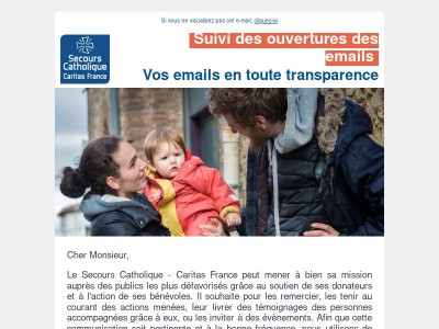 Information concernant nos communications par email