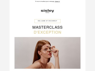 Invitation exclusive : Masterclass d'Exception ce soir