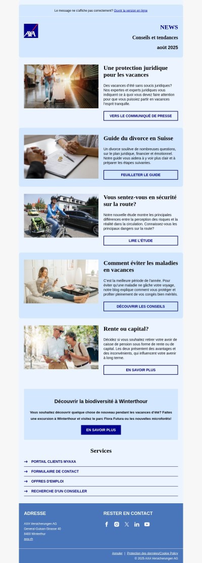 Quelles sont les règles quand un voyage déraille?