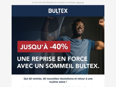 Prêt pour la rentrée ? 💪 Soyez en forme avec Bultex !