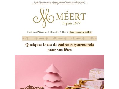 🧇 Idées de cadeaux gourmands pour les fêtes !