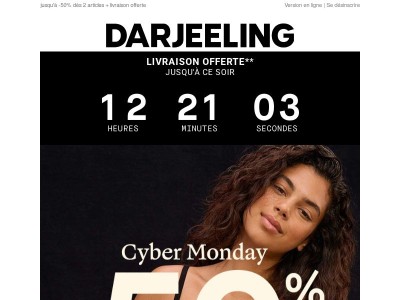 [CYBER MONDAY] Plus que quelques heures pour profiter de l'offre... ⏳