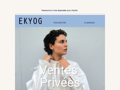 VENTES PRIVÉES 💌 Jusqu'à -50% sur une sélection de la collection hiver 2025!