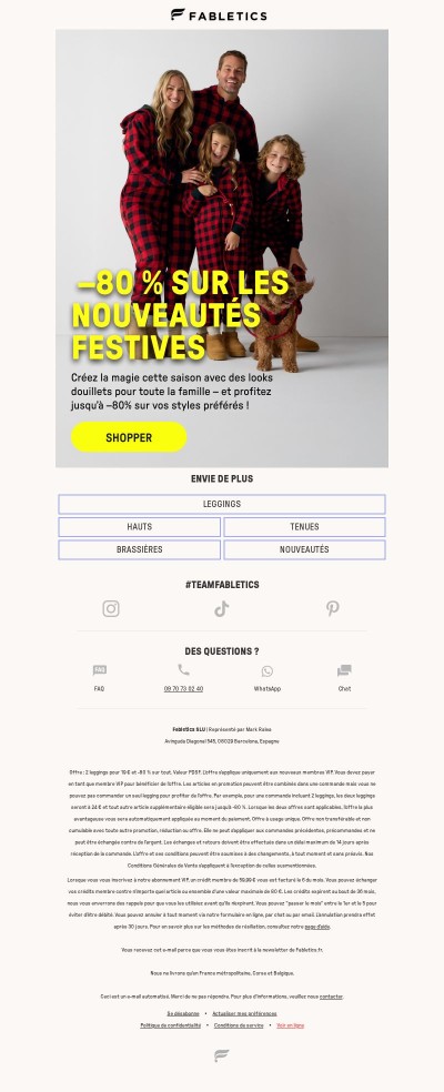 NOUVEAUTÉS : looks festifs 