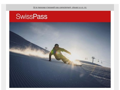 Sports de neige et bien-être avec le SwissPass.