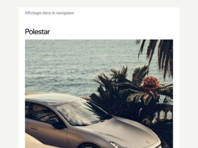 Rappel | Votre invitation exclusive à découvrir la Polestar 5
