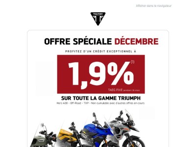 Offre spéciale décembre