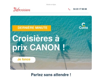 🎯 Dernières cabines à prix CANON !