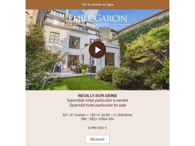 🌳 Jardins et terrasses confidentiels à Neuilly-sur-Seine