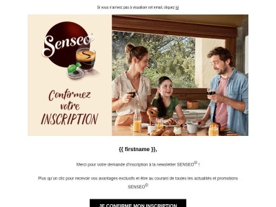 N'oubliez pas de confirmer votre inscription