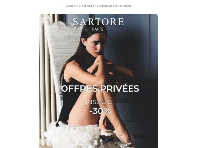Offres privées | Jusqu'à -30%