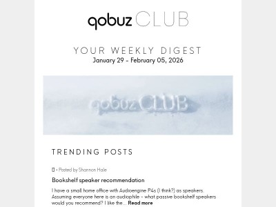 Audiophile tips, albums to dream of warmer days, jazz, prog & community stories… explore what’s new in the Club.